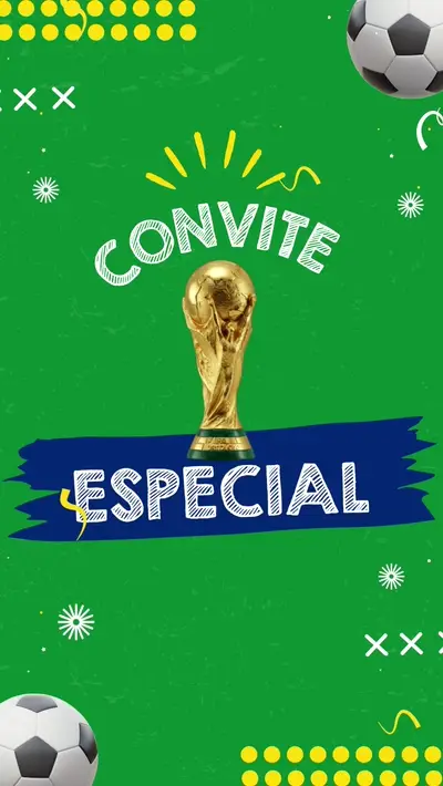 Convite Animado - Futebol Brasil